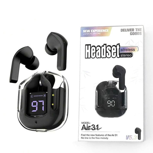 Air 31 Transparent Wireless Earbuds Hover Image